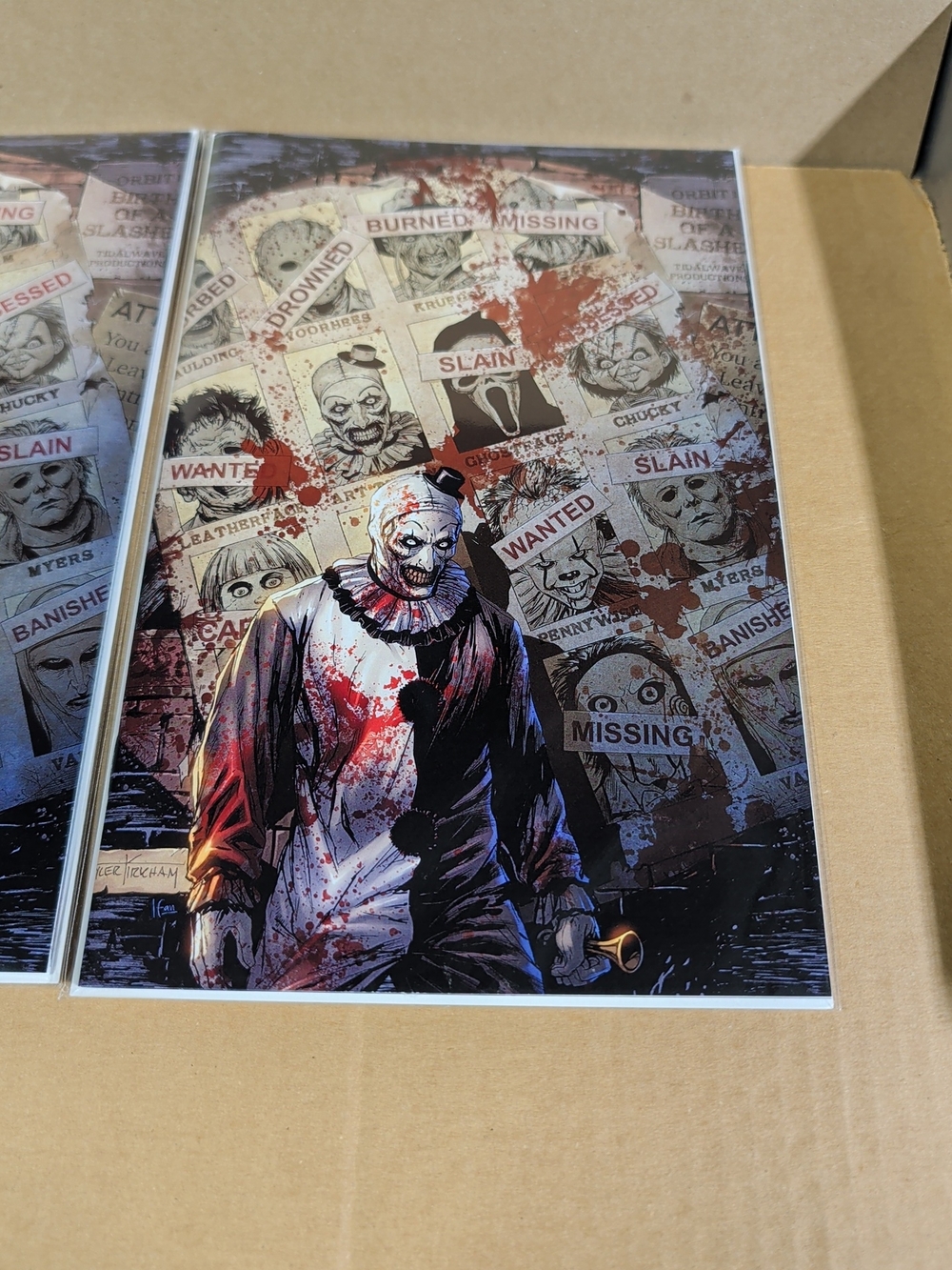 Birth Of A Slasher #1 - Art The Clown By Tyler Kirkham Bloody Edition. Ltd. 100
